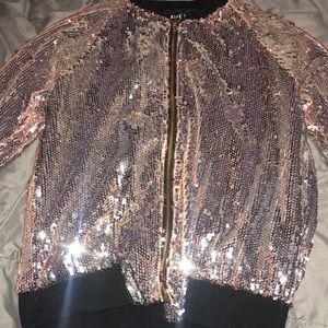 Sequin jacket